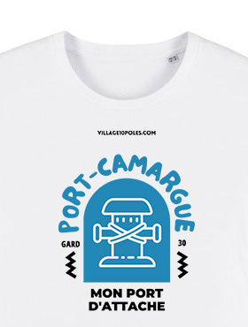 T-shirt Port-Camargue Le Grau-du-roi "Mon port d'attache" NEW