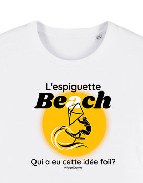 T-shirt Le Grau-du-roi  "L'Espiguette Beach Foil " NEW