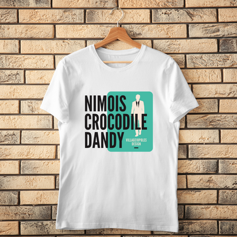 T-shirt Nîmes "Crocodile dandy"
