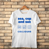 T-shirt Collioure "Sea ceps and sun"