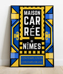 Affiche Nîmes "Maison carrée" 1