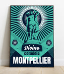 Affiche  Montpellier "Divine comédie"