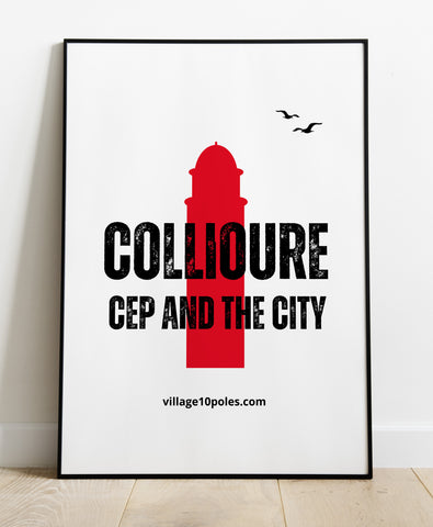 Affiche Collioure "Cep and the city" NEW