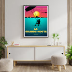 Affiche  "La Grande-Motte kite-surf"
