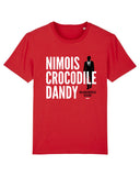 T-shirt  "Nîmois crocodile dandy""