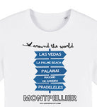 T-shirt "Around the world of Montpellier" 1 NEW
