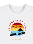 T-shirt blanc "Sète le mont Saint-Clair"