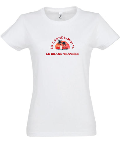 Tee-shirt femme "La Grande-Motte le grand travers""
