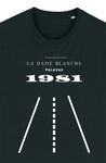 T-shirt "Palavas-les-flots 1981: la dame blanche"