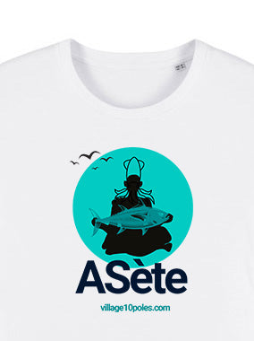 T-shirt blanc "ASète" NEW