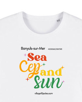 T-shirt Banyuls-sur-mer "Sea cep and sun" NEW