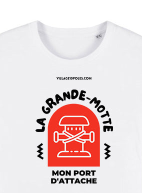 T-shirt La Grande-Motte "Mon port d'attache" NEW
