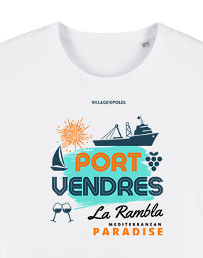 T-shirt Port-Vendres "La Rambla"