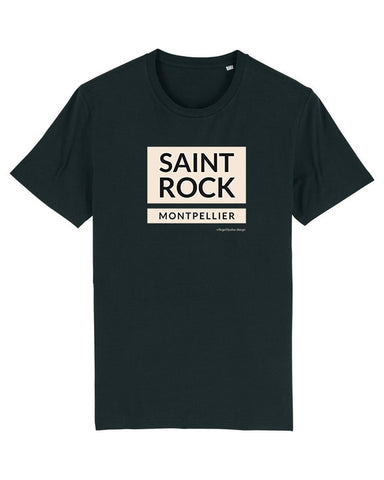 T-shirt  "Montpellier Saint Rock" noir