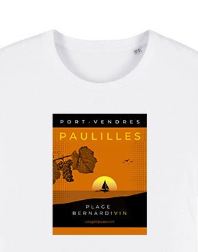 T-shirt Port-Vendres "Paulilles plage Bernardivin"  NEW