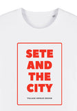 T-shirt  "Sète and the city" logo rouge