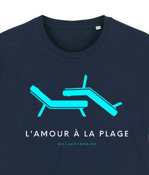 T-shirt  "L'amour à la plage"
