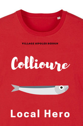 T-shirt Collioure "Local hero"