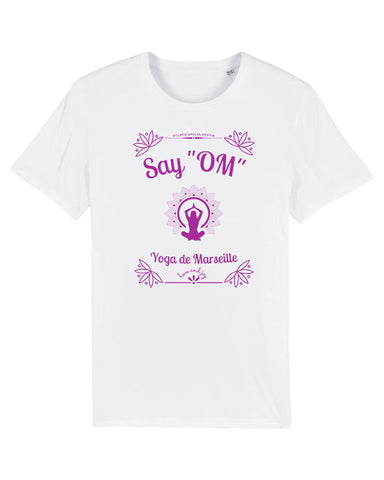 T-shirt Yoga de Marseille "Say OM"