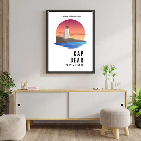Affiche Port-Vendres "Cap Béar"