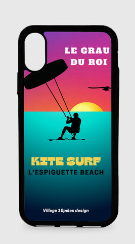 Coque "Kite surf Le Grau-du-Roi"