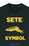 T-shirt "Sète symbol" logo jaune