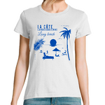 Tee-shirt femme "La côte languedocienne"