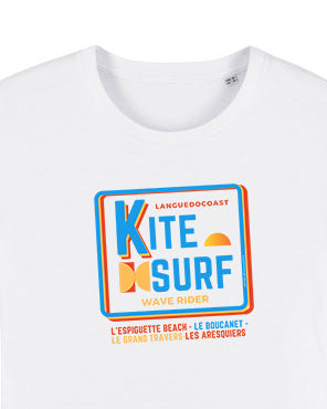 T-shirt "Kitesurf Languedocoast vintage""